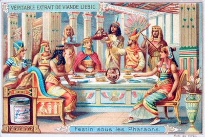 Fest på faraoenes tid, det gamle Egypt, ca 1900 av Unbekannt