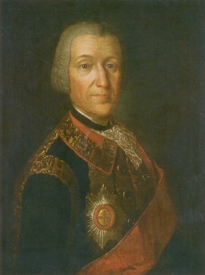 Fedor Golitsyn (1700-1759), generalmajor. av Unbekannt