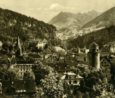 Feldkirch, Vorarlberg, Østerrike, c1935. av Unbekannt