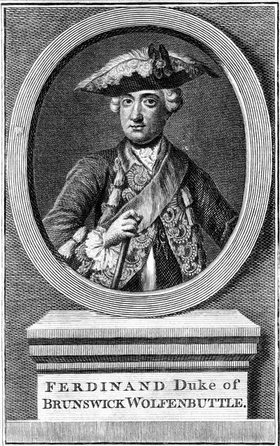 Ferdinand, hertug av Brunswick, 1800-tallet. av Unbekannt