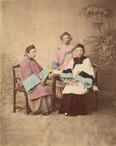 Lanxchow-jenter, 1870-årene. av Unbekannt