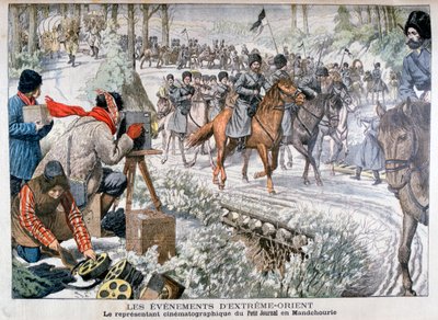 Filming i Manchuria under den russisk-japanske krigen, 1904 av Unbekannt