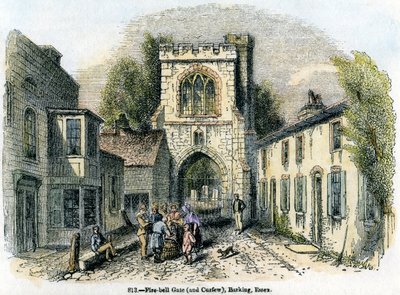 Fire-bell Gate og portforbud, Barking, Essex, 1845 av Unbekannt