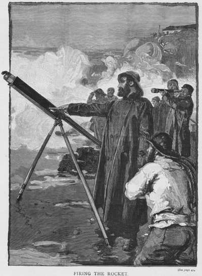 Fire The Rocket, c1880 av Unbekannt