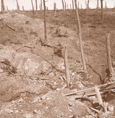 Førstehjelpspost, Verdun, Nord-Frankrike, c1914-c1918 av Unbekannt