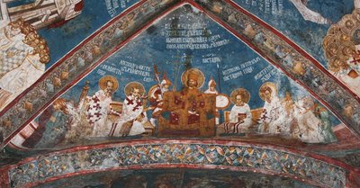 Første konsil i Nikea, ca 1350 av Unbekannt