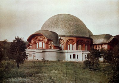 Første Goetheanum, sørfra forfra, Dornach, Sveits, 1922 av Unbekannt