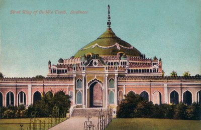 Første konge av Oudhs grav. Lucknow, c1900 av Unbekannt