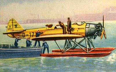 Første katapultpostlevering, 1929, 1932. av Unbekannt