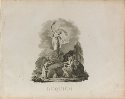 Første utgave av Requiem i d-moll, K. 626 av Wolfgang Amadeus Mozart, ca. 1800. av Unbekannt