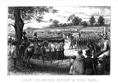 Første frivillige anmeldelse i Hyde Park, London, 1899 av Unbekannt