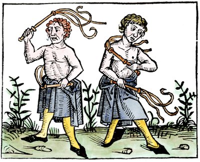 Flagellanter, 1493 av Unbekannt