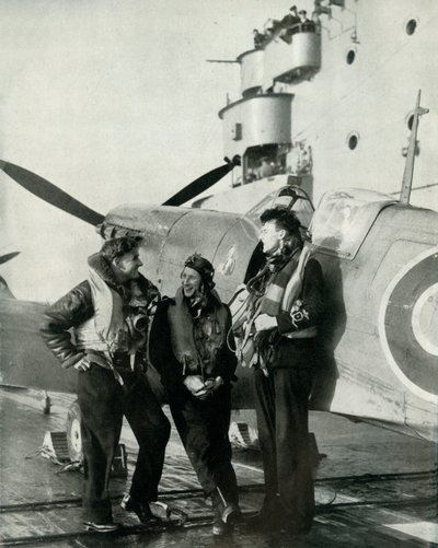 Fleet Air Arm-piloter, 1943. av Unbekannt