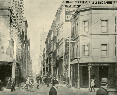 Flinders Lane, Melbourne, 1901. av Unbekannt