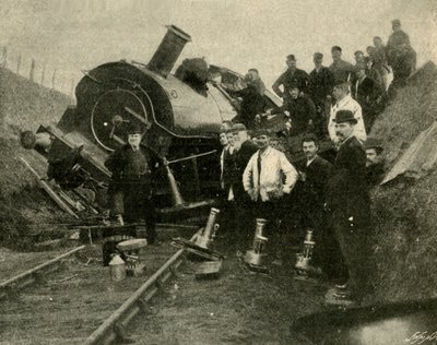 Floods v. Railway Engine - A Collapse Near St. Erth, 1901. av Unbekannt