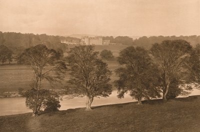 Floors Castle, fra South Bank of the Tweed, 1902 av Unbekannt