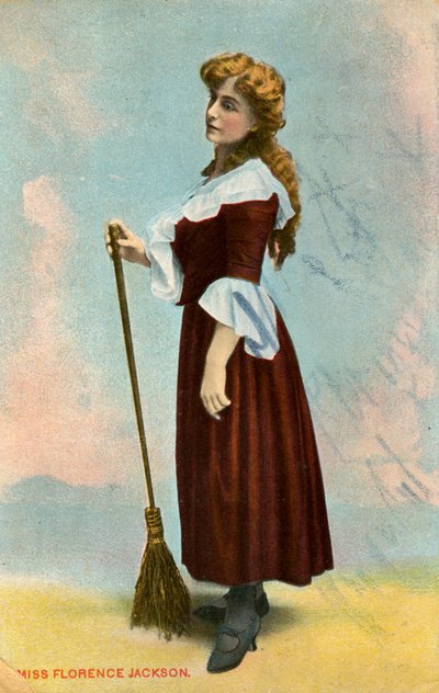 Florence Jackson , britisk skuespillerinne, c1908 av Unbekannt