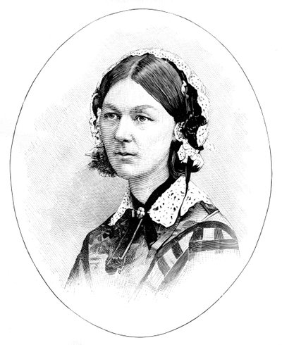 Florence Nightingale 1820-1910, britisk sykepleier av Unbekannt