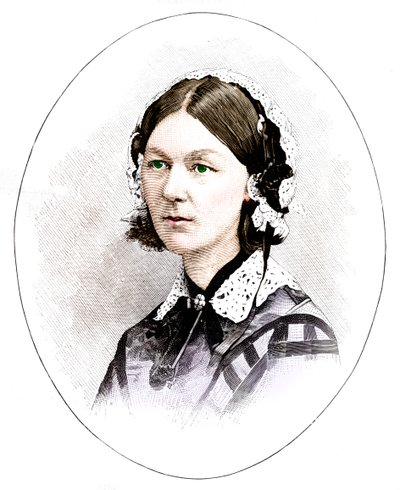 Florence Nightingale 1820-1910, britisk sykepleier av Unbekannt