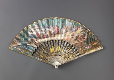 Sammenleggbar vifte, 1760-tallet. av Unbekannt