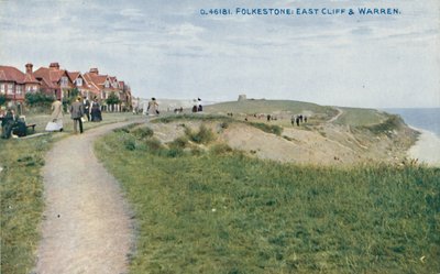 Folkestone: East Cliff & Warren, slutten av 1800-begynnelsen av 1900-tallet av Unbekannt