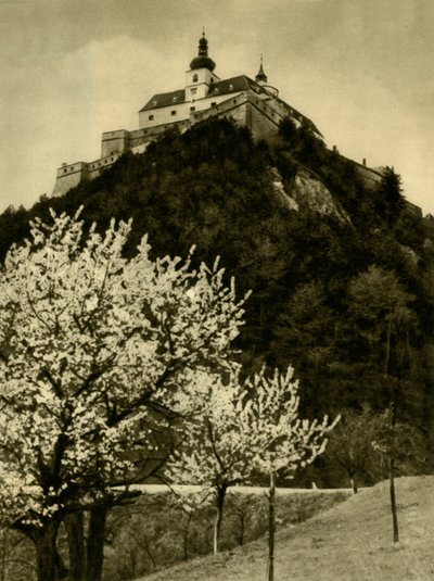 Forchtenstein slott, Burgenland, Østerrike, c1935. av Unbekannt