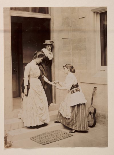"Spåkone", ca 1895 av Unbekannt
