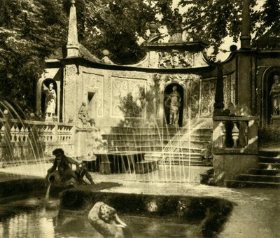 Fontener, Hellbrunn Palace, Salzburg, Østerrike, c1935. av Unbekannt