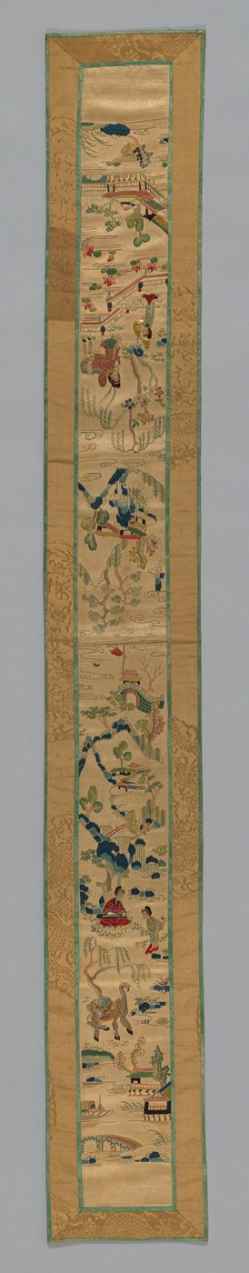 Fragment Sleeve Band, Kina, Qing-dynastiet 1644-1911, 185075. av Unbekannt