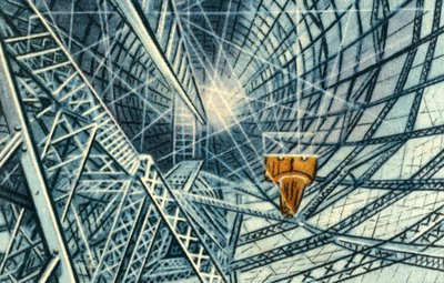 Rammeverket til en zeppelin, 1932. av Unbekannt