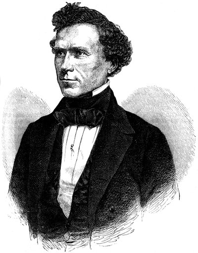Franklin Pierce, 14. president i USA, c1880 av Unbekannt
