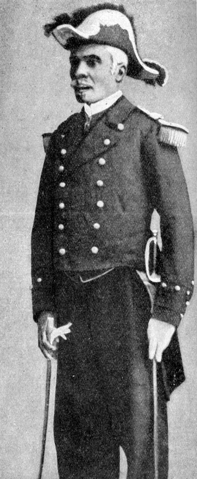 François C. Antoine Simon, president i Haiti, kledd som admiral, 1922 av Unbekannt