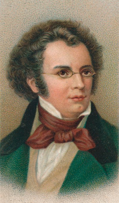 Franz Peter Schubert 1797-1828, østerriksk komponist, 1911 av Unbekannt