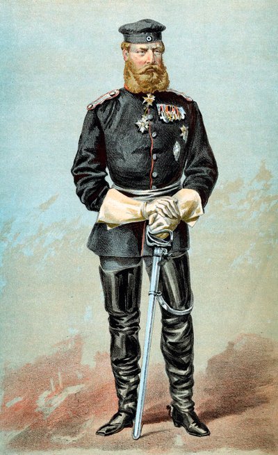 Fredrik III 1831-1888, keiser av Tyskland, 1870 av Unbekannt