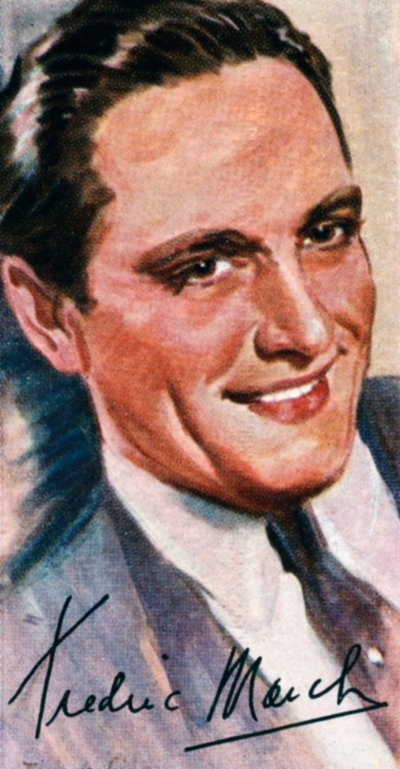 Fredric March, 1897-1975, to ganger Oscar-vinnende amerikansk skuespiller, 1900-tallet av Unbekannt