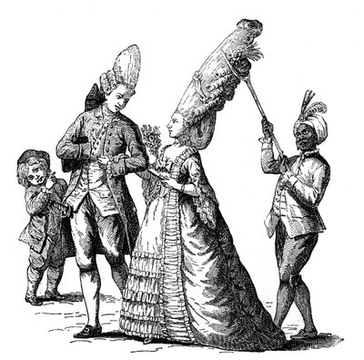 Fransk kostyme, 1885 av Unbekannt
