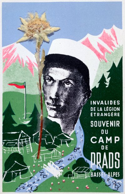 French Foreign Legion postkort, 1900-tallet av Unbekannt