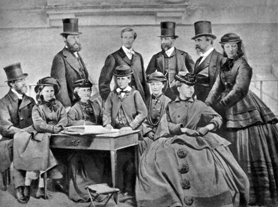 Fransk keiserfamilie, 1866 av Unbekannt