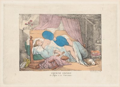 Französischer Luxus, oder Repos à la Française, 1800-20 von Unbekannt