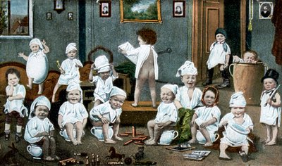Fransk postkort, c1900 av Unbekannt