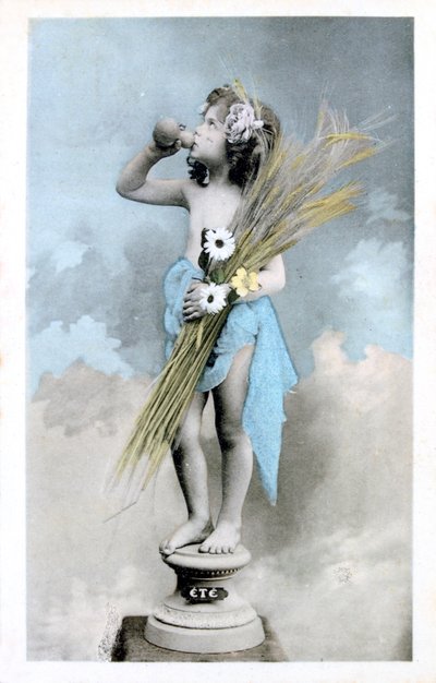 Fransk postkort, c1900 av Unbekannt