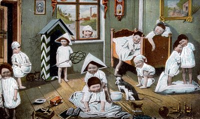 Fransk postkort, c1900 av Unbekannt