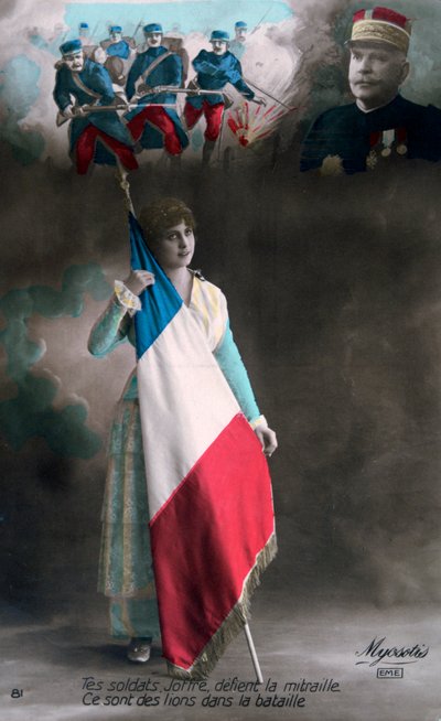 Fransk postkort fra første verdenskrig, 1914-1918 av Unbekannt