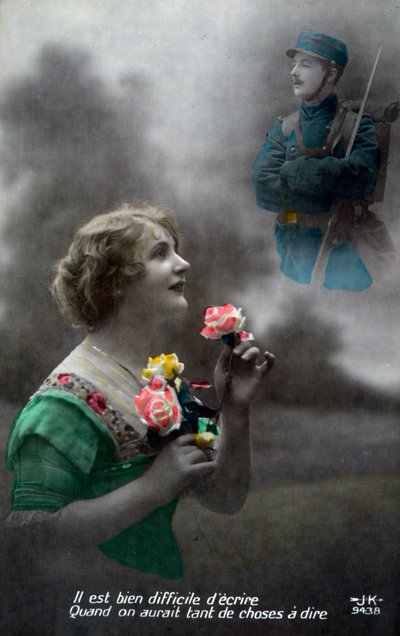 Fransk postkort fra første verdenskrig, 1914-1918 av Unbekannt