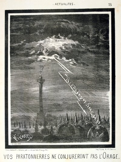 Fransk anti-prøyssisk tegneserie, 1871. av Unbekannt