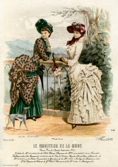 Fransk mote på 1800-tallet, 1883 1938 av Unbekannt