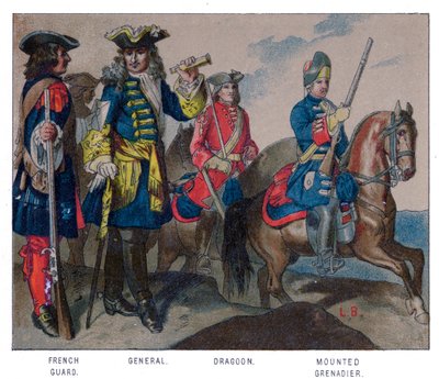 Fransk militærkjole, 1704 av Unbekannt