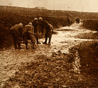 Franske soldater, Froideterre, Frankrike, c1914-c1918 av Unbekannt