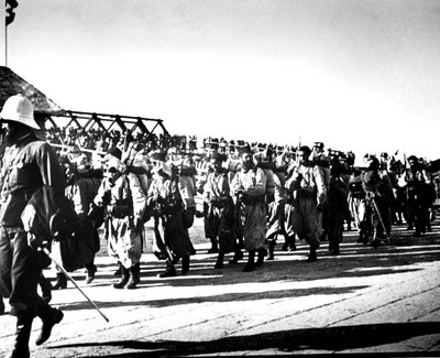 Franske tropper, Tientsin, Kina, 1900 av Unbekannt