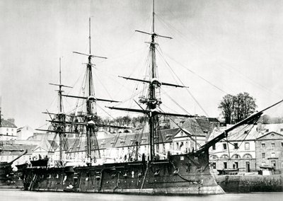 Fransk krigsskip, lOcean, 1868 av Unbekannt